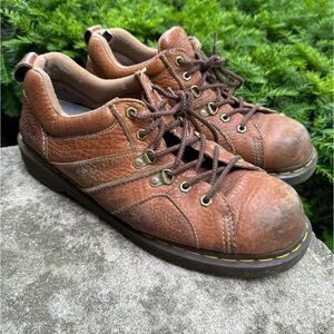Dr. Martens Finnegan Brown Leather Lace Up Oxford Shoes Sz 12